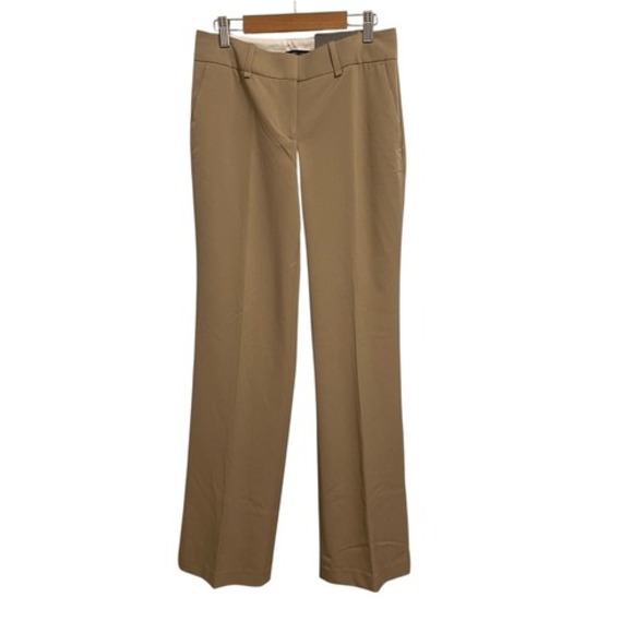 Ann Taylor Pants - Ann Taylor Signature Fit Trouser Leg Pants Khaki Tan Size 0 Dress Pants Business